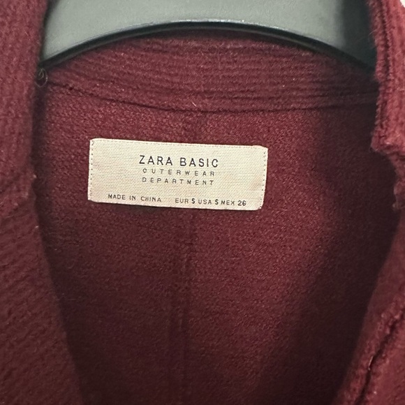 Zara wool coat sweater size small - Picture 3 of 3